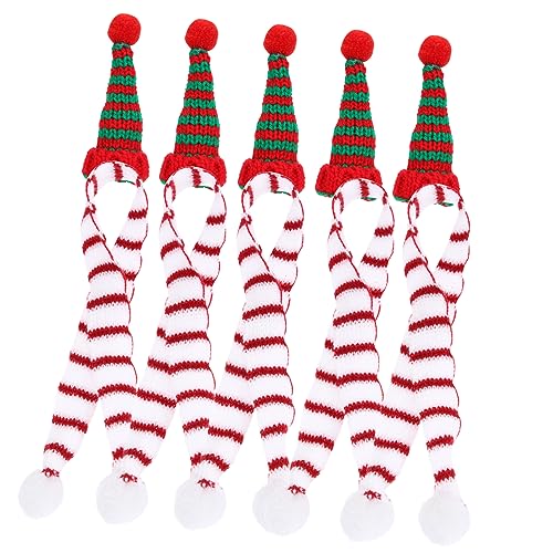 Abaodam 5Sätze Mini Weihnachtsmützen Und Schals Teiliges DIY Zubehör Für Weihnachtsdekoration Kleine Santa Hüte Und Schals Für Flaschen Puppen Und Abaodam 5Sätze Mini Weihnachtsmützen Und Schals Teiliges DIY Zubehör Für Weihnachtsdekoration Kleine Santa Hüte Und Schals Für Flaschen Puppen Und von Abaodam