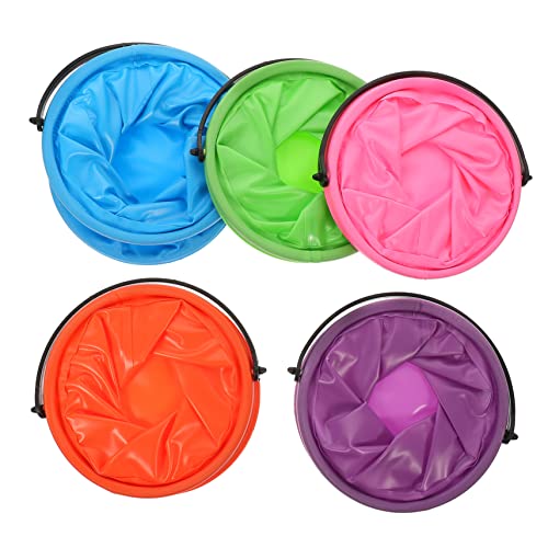 Abaodam 5St Eimer Deckel zusammenklappbar Flasche wiederverwendbar Behälter Foldable Bucket wassercontainer putzkübel spielzeugtonne sandwanne Obstwaschbecken Campingzubehör Kochen PVC Abaodam 5St Eimer Deckel zusammenklappbar Flasche wiederverwendbar Behälter Foldable Bucket wassercontainer putzkübel spielzeugtonne sandwanne Obstwaschbecken Campingzubehör Kochen PVC von Abaodam