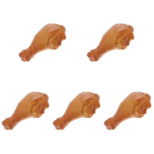 Abaodam 5St Hähnchenkeulen für simuliertes Essen künstlich Stütze Modell Beine deko Hühnerschenkel falsches Huhn gefälschtes Essen Lebensmittel schmücken Fleisch Requisiten Entenbein PVC Abaodam 5St Hähnchenkeulen für simuliertes Essen künstlich Stütze Modell Beine deko Hühnerschenkel falsches Huhn gefälschtes Essen Lebensmittel schmücken Fleisch Requisiten Entenbein PVC von Abaodam