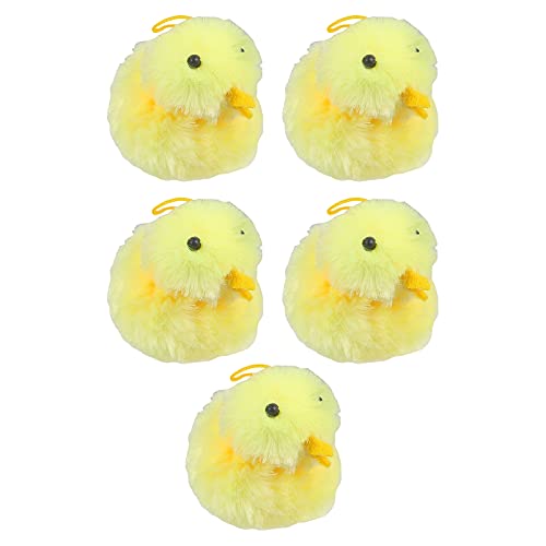 Abaodam 5St Hühnchen-Plüschpuppe lustige Puppe Mini- Mini- Puppe Mini-Küken Plüschhühner für Modepuppe dekorative Puppe Hühnerpuppe PP Baumwolle Yellow Abaodam 5St Hühnchen-Plüschpuppe lustige Puppe Mini- Mini- Puppe Mini-Küken Plüschhühner für Modepuppe dekorative Puppe Hühnerpuppe PP Baumwolle Yellow von Abaodam