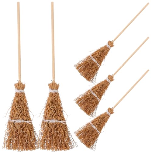 Abaodam 5St Puppenhausbesen Entferner Puppenhauszubehör Miniatur Kinderspielzeug für Dekoration bastelset künstliche Requisiten Besen Besen Requisiten Vegetation Abaodam 5St Puppenhausbesen Entferner Puppenhauszubehör Miniatur Kinderspielzeug für Dekoration bastelset künstliche Requisiten Besen Besen Requisiten Vegetation von Abaodam