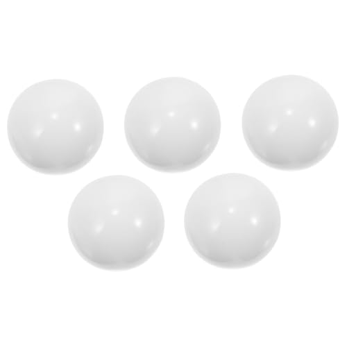 Abaodam 5St Roulette-Perlen Spiel Spinnrad zappeln mit Rad Radperlen für Poker rotationsball zocken zubehör -Zubehör Radperlen für den Haushalt Festival-Radperlen Acryl Weiß von Abaodam