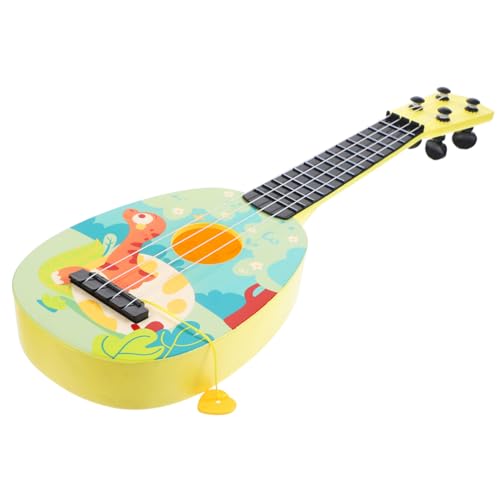 Abaodam 5st Simulations-Ukulele Kleine Hawaiianische Ukalalee-vorspeise Gitarrenspielzeug Für Anfänger Denim-korsettgürtel Sopran-Ukulele Für Anfänger Gezeitenwind Kind Plastik Musik von Abaodam