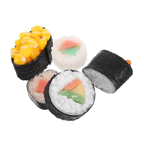 Abaodam Japanisches Sushi-Modell-Set 5-teilige Japanische Reis-Sushi-Formen Sushi-Formen Für Die Fotografie Partygeschenke Mit Realistischem Aussehen Abaodam Japanisches Sushi-Modell-Set 5-teilige Japanische Reis-Sushi-Formen Sushi-Formen Für Die Fotografie Partygeschenke Mit Realistischem Aussehen von Abaodam