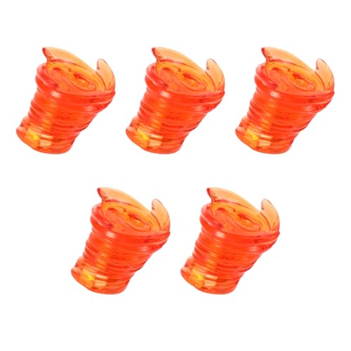 Abaodam 5St Tornado-Modell konstruktionsspielzeug Action Figuren DIY-Modellbau Bauklötze klarer Display-Aktionseffekt Dekoration mit Tornado-Effekt Abs Orange von Abaodam