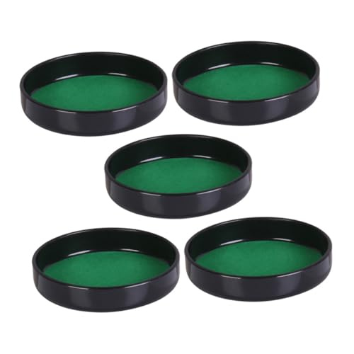 Abaodam 5stücke Becherbodenschale Würfelbecherdeckel Ktv-Spiel Würfelbecher Zubehör Passgenaues Design Einfache Installation Innenfutter Haltbares Material Abaodam 5stücke Becherbodenschale Würfelbecherdeckel Ktv-Spiel Würfelbecher Zubehör Passgenaues Design Einfache Installation Innenfutter Haltbares Material von Abaodam