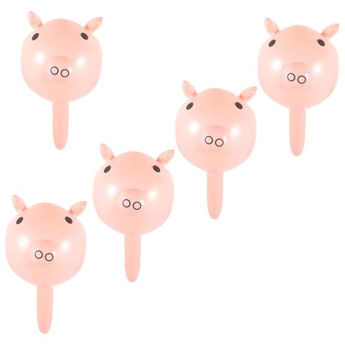 Abaodam 5 Stück Aufblasbares Schweinehammer-spielzeug Für Jungen Und Mädchen Pvc-tierspielzeug Geburtstagsparty-spiele Aufblasbares Spielzeug Zufällige Farbe Abaodam 5 Stück Aufblasbares Schweinehammer-spielzeug Für Jungen Und Mädchen Pvc-tierspielzeug Geburtstagsparty-spiele Aufblasbares Spielzeug Zufällige Farbe von Abaodam