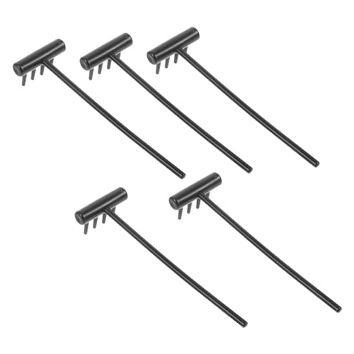 Abaodam 5Stücke Gartenrechen Teiliges Tragbares Zubehör für Sandkästen Dekorative Mini Rechen aus Langlebigem für Heimdekoration und Bastelarbeiten Abaodam 5Stücke Gartenrechen Teiliges Tragbares Zubehör für Sandkästen Dekorative Mini Rechen aus Langlebigem für Heimdekoration und Bastelarbeiten von Abaodam