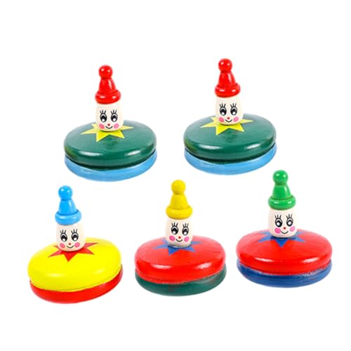 Abaodam 5Stücke Holz Kreiselspielzeug Für Manuelle Gyroskope Tischspielzeug Und Geburtstagsparty Zubehör Für Kleine Hände Und Kreatives Abaodam 5Stücke Holz Kreiselspielzeug Für Manuelle Gyroskope Tischspielzeug Und Geburtstagsparty Zubehör Für Kleine Hände Und Kreatives von Abaodam