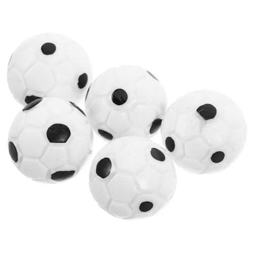 Abaodam 5Stücke Mini Fußball Modelle Mini Kunststoffbälle für Bonsai und Hausdekoration Langlebige Mini Sportbälle für Kreative Projekte und Bildungsspielzeug von Abaodam