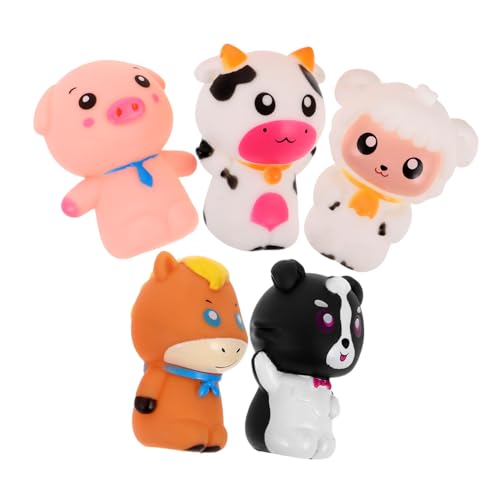 Abaodam 5Stücke Niedliche Tier Fingerpuppen aus Vinyl Interaktive Rollenspiel Spielzeuge für Kleinkinder für Geburtstagspartys und Eltern Interaktion Abaodam 5Stücke Niedliche Tier Fingerpuppen aus Vinyl Interaktive Rollenspiel Spielzeuge für Kleinkinder für Geburtstagspartys und Eltern Interaktion von Abaodam