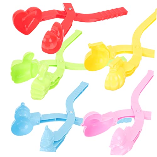 Abaodam 5Stücke Schneeballmacher Für Winter Zum Schnellen Klemmen Von Schneebällen Schneeaktivitäten Frostige Und Outdoor Spaß Abaodam 5Stücke Schneeballmacher Für Winter Zum Schnellen Klemmen Von Schneebällen Schneeaktivitäten Frostige Und Outdoor Spaß von Abaodam