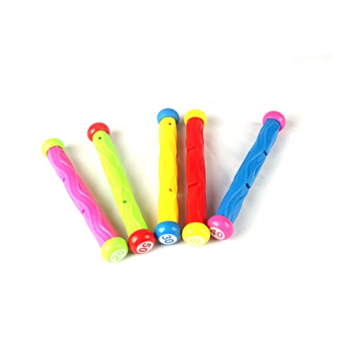Abaodam 5er Set Tauchringe Für Bunte Schwimmspielzeuge Für Den Pool Tauchen Und Im Wasser Ideal Für Schwimmunterricht Und Freizeitaktivitäten von Abaodam