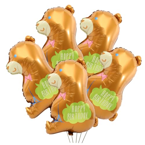 Abaodam 5st Ballon Aus Aluminiumfolie Süßer Folienballon Ballonpumpe Elektrisch Heliumtanks Für Ballons Karneval Ballonbogenständer Aufblasgerät Ballongirlande Folienballons von Abaodam