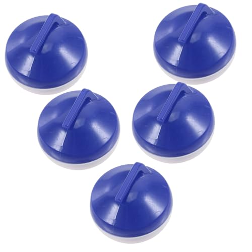 Abaodam 5st Mini Curling Ball Spieltischdecke Utensil Fußball Abnehmbares Zubehör Sportausrüstung Mini-zubehör Tischdecke Für Den Spieltag Trainingsmaschine Fußball Mini- Plastik Blue von Abaodam
