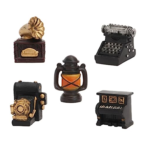Abaodam 5st Retro Alte Ornamente Haushaltsgeräte Miniatur Zubehör Für Miniatur-phonographen Mini- Retro-puppenhausmöbel Heimdekoration Vintage Mini-geräte Retro- Harz Abaodam 5st Retro Alte Ornamente Haushaltsgeräte Miniatur Zubehör Für Miniatur-phonographen Mini- Retro-puppenhausmöbel Heimdekoration Vintage Mini-geräte Retro- Harz von Abaodam