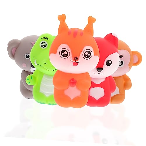 Abaodam Fingerpuppenspielzeug Für Kinder Tierpuppen Aus PVC Lustiges Interaktives Handpuppenset Für Partys von Abaodam