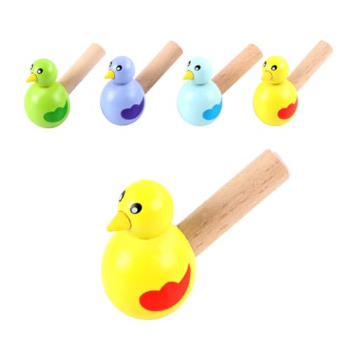 Abaodam Vogelrufpfeifen Musikinstrument-spielzeug 5 Stück Holz-musikspielzeug Spielzeug Für Jungen Und Mädchen Vogelpfeifenspielzeug Zufällige Farbe von Abaodam