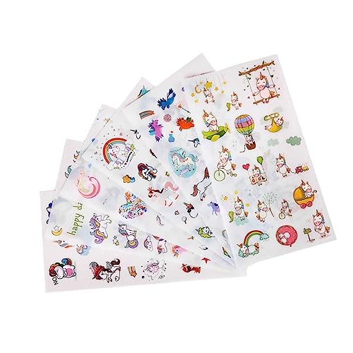 Abaodam Dekorative Motivaufkleber Klebe-Scrapbook-Aufkleber Fotoaufkleber Aus Washi-Papier Für Kinder Ästhetisches von Abaodam