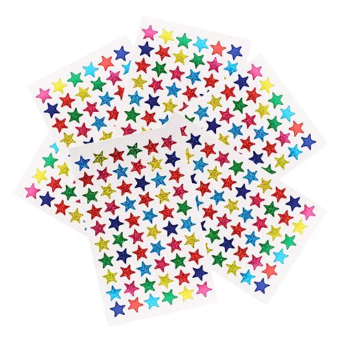 Abaodam Exquisite Aufkleber Für Jungen Und Mädchen 6 Blatt Papieraufkleber Glänzende Sterne Aufkleber Für Kindergarten Belohnung Scrapbooking Abaodam Exquisite Aufkleber Für Jungen Und Mädchen 6 Blatt Papieraufkleber Glänzende Sterne Aufkleber Für Kindergarten Belohnung Scrapbooking von Abaodam