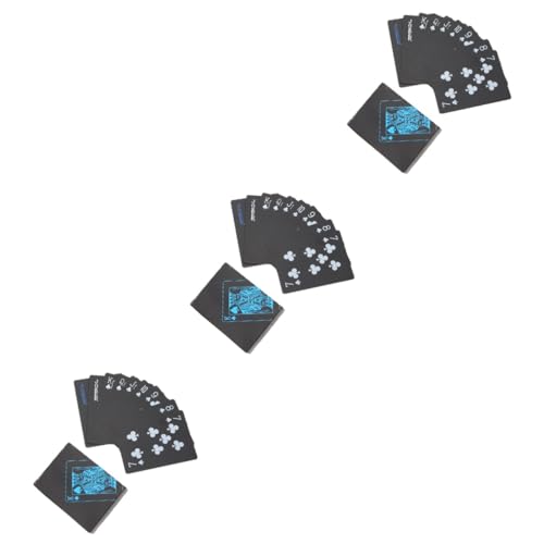 Abaodam 6 Kisten Spielkarten Tischspiel gedruckte Karten Pokerkarten für Spiel Kartenspielen Campingzubehör Geschenke lustiges Spiel Pokertisch tragbar Schachbrett dekorative Karte Plastik von Abaodam