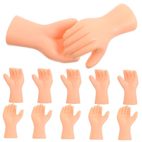 Abaodam 6 Paar Winzige Hände Für Puppen, Kleine Kunststoff-simulationshandmodelle, Ersatzteile Für Die DIY-puppenherstellung, Miniatur-puppenhauszubehör Abaodam 6 Paar Winzige Hände Für Puppen, Kleine Kunststoff-simulationshandmodelle, Ersatzteile Für Die DIY-puppenherstellung, Miniatur-puppenhauszubehör von Abaodam