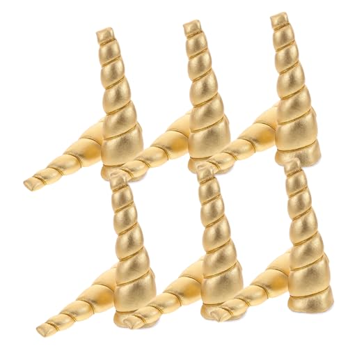 Abaodam 6 Paare Einhornhorn -kopfbewohner Gefälschte Einhornhörner Einhorn-haarschmuck Für Mädchen Falsches Horn Einhorn-stirnbänder Für Geburtstagsfeier Diy Einhorn Horn Baumwolle Golden Abaodam 6 Paare Einhornhorn -kopfbewohner Gefälschte Einhornhörner Einhorn-haarschmuck Für Mädchen Falsches Horn Einhorn-stirnbänder Für Geburtstagsfeier Diy Einhorn Horn Baumwolle Golden von Abaodam