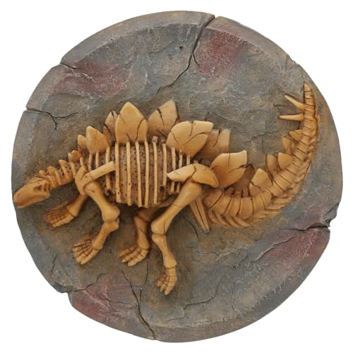 Abaodam 6 STK Dinosaurier-Fossil-Modell Spielzeug Haushalt Wandbehang Probe Dekorationen Kind Anhänger Harz von Abaodam