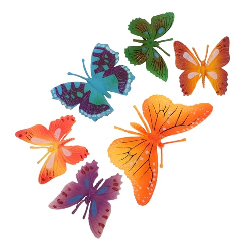 Abaodam 6 Stück Bunte Schmetterlingsmodelle Babyspielzeug Schmetterlinge Für Blumensträuße Schmetterlinge Für Schmetterlings Geburtstagszubehör Schmetterlingsfiguren Mini Abaodam 6 Stück Bunte Schmetterlingsmodelle Babyspielzeug Schmetterlinge Für Blumensträuße Schmetterlinge Für Schmetterlings Geburtstagszubehör Schmetterlingsfiguren Mini von Abaodam