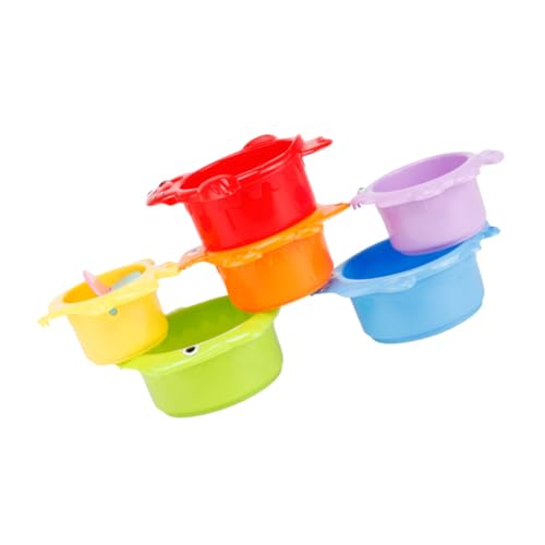 Abaodam 6 Stück Bunte Tasse interaktives kauspielzeug kleinkindspielzeug Babies Toys intelligentes Lernspielzeug für Plastik Abaodam 6 Stück Bunte Tasse interaktives kauspielzeug kleinkindspielzeug Babies Toys intelligentes Lernspielzeug für Plastik von Abaodam