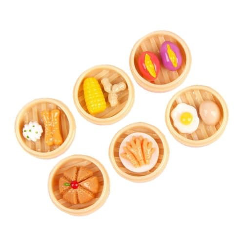 Abaodam 6 Stück Dampfgarer für Lebensmittel und bastelzeug puppenhauszubehör Dollhouse zubehör Dampfgarer Dampfer Mini-Dampfgarer- Mini-gedämpftes Essen Harz Abaodam 6 Stück Dampfgarer für Lebensmittel und bastelzeug puppenhauszubehör Dollhouse zubehör Dampfgarer Dampfer Mini-Dampfgarer- Mini-gedämpftes Essen Harz von Abaodam