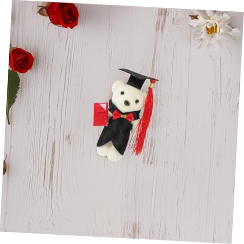 Abaodam 6 Stück Doktorbär Plüschtiere Kuschelige Abschlussgeschenke Weiche Polyester Mini Stofftiere Für Abschlussfeier Souvenirs Kompakt Sicher von Abaodam