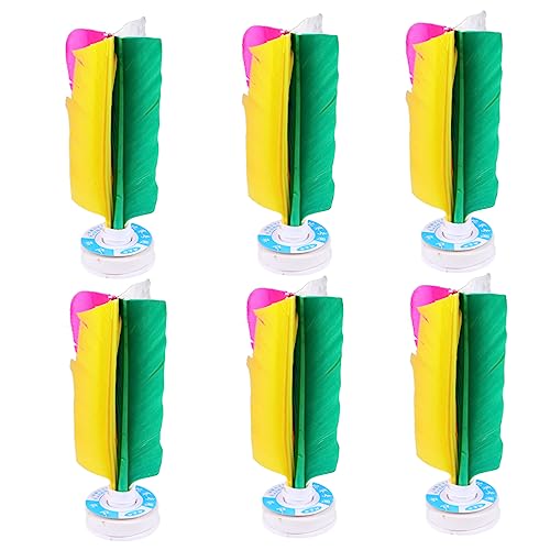 Abaodam 6 Stück Farbiger Federball Federbälle Im Freien Badminton Bunte Trittspielzeuge Badminton Shuttlecocks Federball Treten Federball Für Fußübungen Fuß Federball Colorful Abaodam 6 Stück Farbiger Federball Federbälle Im Freien Badminton Bunte Trittspielzeuge Badminton Shuttlecocks Federball Treten Federball Für Fußübungen Fuß Federball Colorful von Abaodam