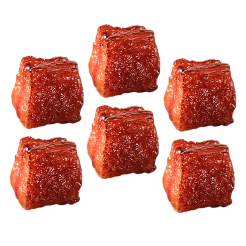 Abaodam 6 Stück Fleischdekoration Gefälschtes Gekochtes Fleisch Restaurant Requisite Küche Gefälschtes Fleisch Requisite Lebensmittelmodell Westliche Küchendekoration Gefälschte Abaodam 6 Stück Fleischdekoration Gefälschtes Gekochtes Fleisch Restaurant Requisite Küche Gefälschtes Fleisch Requisite Lebensmittelmodell Westliche Küchendekoration Gefälschte von Abaodam