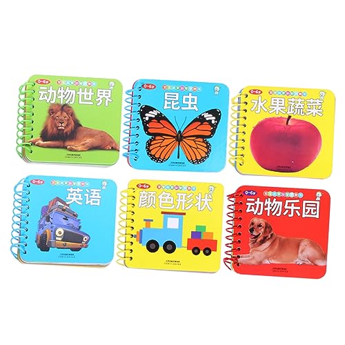 Abaodam 6 Stück Frühbildungalphabetisierungbildungfrühlernenkinderbildunggehirnspielbildungsbücher Babybuch Aufklärung Buch Tierbuch Lehrbuch Säuglingsbuch Colorful Abaodam 6 Stück Frühbildungalphabetisierungbildungfrühlernenkinderbildunggehirnspielbildungsbücher Babybuch Aufklärung Buch Tierbuch Lehrbuch Säuglingsbuch Colorful von Abaodam