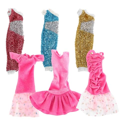 Abaodam Modisches Paillettenkleid Für Puppen Hochzeit Brautjungfernkleid Rock Jungen Und Mädchen Party-Accessoire von Abaodam