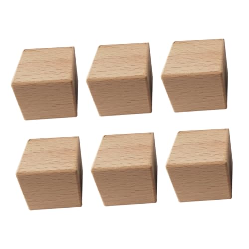 Abaodam 6 Stück Holzspielzeug Holzwürfel Zum Selbermachen Holzhandwerkswürfel Pädagogisches Holzblöcke Quadratischer Block Holzblöcke Bausteine Für Kleinkinder Quadratische Abaodam 6 Stück Holzspielzeug Holzwürfel Zum Selbermachen Holzhandwerkswürfel Pädagogisches Holzblöcke Quadratischer Block Holzblöcke Bausteine Für Kleinkinder Quadratische von Abaodam
