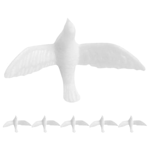 Abaodam 6 Stück Kleines weißes Taubenmodell Puppe Figur Simulationsvogelmodell Party Dekoration kleine Enten Harzminiaturen winzige Taubenmodelle aus Kunstharz Mini-Vogel Abaodam 6 Stück Kleines weißes Taubenmodell Puppe Figur Simulationsvogelmodell Party Dekoration kleine Enten Harzminiaturen winzige Taubenmodelle aus Kunstharz Mini-Vogel von Abaodam