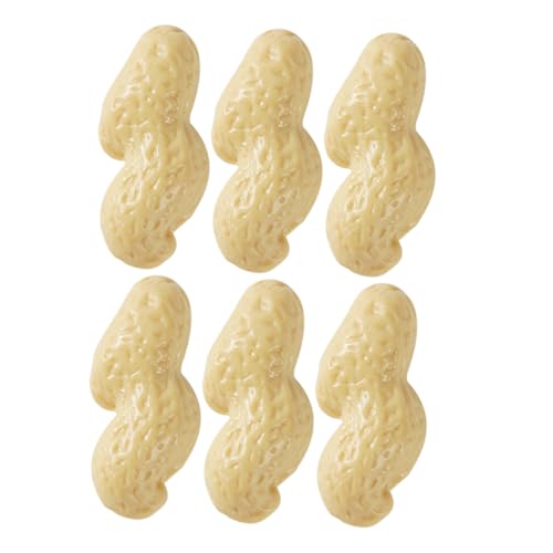 Abaodam 6 Stück Künstliche Erdnüsse Gefälscht Mini-fälschung Foto -Requisiten Erdnuss-Dekorationen Party-Layout- Modell Mit Künstlicher Nuss Künstliche Erdnuss Beige PVC Abaodam 6 Stück Künstliche Erdnüsse Gefälscht Mini-fälschung Foto -Requisiten Erdnuss-Dekorationen Party-Layout- Modell Mit Künstlicher Nuss Künstliche Erdnuss Beige PVC von Abaodam