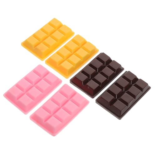 Abaodam 6 Stück Künstliche Schokolade, Gefälschte Schokoladen-lebensmittelmodelle, Simulierte Realistische Schokoladenmodelle, Lebensechte Faux-Desserts Für Display-Fotografie-Requisiten Abaodam 6 Stück Künstliche Schokolade, Gefälschte Schokoladen-lebensmittelmodelle, Simulierte Realistische Schokoladenmodelle, Lebensechte Faux-Desserts Für Display-Fotografie-Requisiten von Abaodam