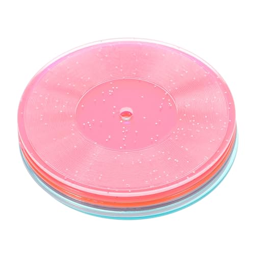 Abaodam 6 Stück Mini Schallplatten Modell Retro Puppenspielzeug Kinderspielzeug Mini Ornamente Für Landschaftsbau Mini Schallplatten Ornament Mini Schallplatten von Abaodam