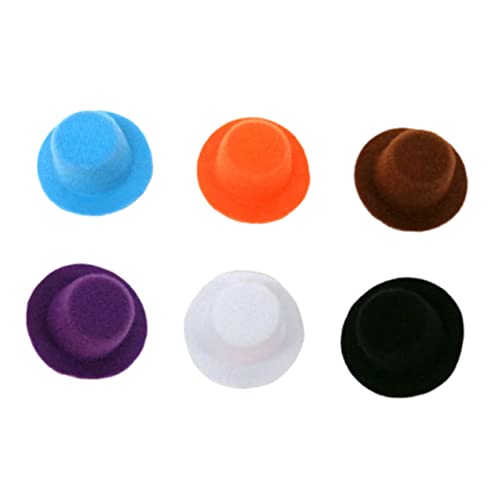 Abaodam 6 Stück Miniatur Filzhüte Puppenhut Modell Plüsch Herrenhut für Mini Bastelhut für Puppenhaus Dekoration und DIY Accessoires Bunte Farben Zufällig Zufällige Farbe Zufällige Farbe Abaodam 6 Stück Miniatur Filzhüte Puppenhut Modell Plüsch Herrenhut für Mini Bastelhut für Puppenhaus Dekoration und DIY Accessoires Bunte Farben Zufällig Zufällige Farbe Zufällige Farbe von Abaodam