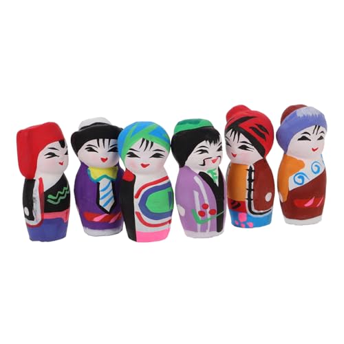 Abaodam 6 Stück Multikulturelle Babypuppen handwerkskunst kulturerbe Chinesisches Opernfigur Kulturelles Erbe Miniatur-Puppenhauszubehör Spielfiguren für den Vorschulbereich Schlamm Abaodam 6 Stück Multikulturelle Babypuppen handwerkskunst kulturerbe Chinesisches Opernfigur Kulturelles Erbe Miniatur-Puppenhauszubehör Spielfiguren für den Vorschulbereich Schlamm von Abaodam