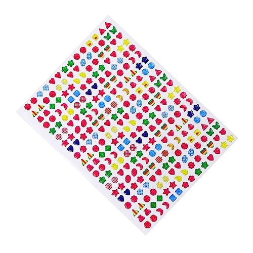 Abaodam 6er-Pack 3D-kristall-epoxid-Aufkleber Spielzeug Strass-bastelaufkleber Für Jungen Und Spielzeug Zufälliger Stil von Abaodam