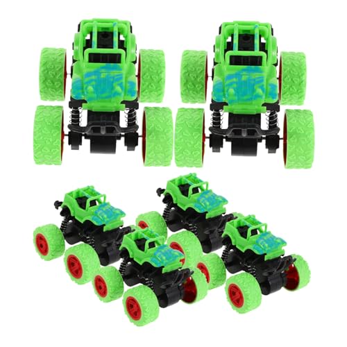 Abaodam 6 Stück Offroad Spielzeugautos Pull Back Traktion Kinderfahrzeuge Robust für Abenteuergeburtstag Partyspaß von Abaodam