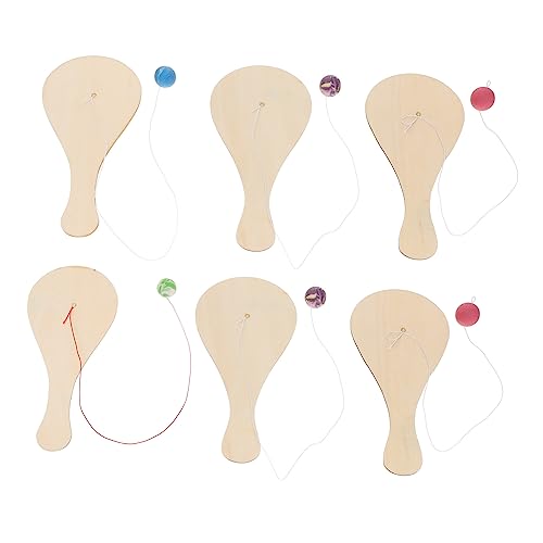 Abaodam Paddle Ball Für DIY Graffiti Paddle Ball Schläger Für Drinnen Und Draußen Kreatives Basteln Und Farben Der Bälle Zufällig von Abaodam