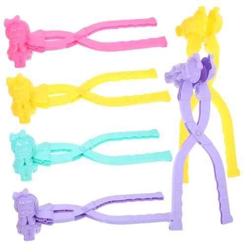 Abaodam 6 Stück Schneeball Klammer Schneebälle Schneefräse Schneeschaufel-Clip Schneemaschine sofortig interessante Schneespielzeuge Schneeballclip für Schneeballformen Plastik Abaodam 6 Stück Schneeball Klammer Schneebälle Schneefräse Schneeschaufel-Clip Schneemaschine sofortig interessante Schneespielzeuge Schneeballclip für Schneeballformen Plastik von Abaodam