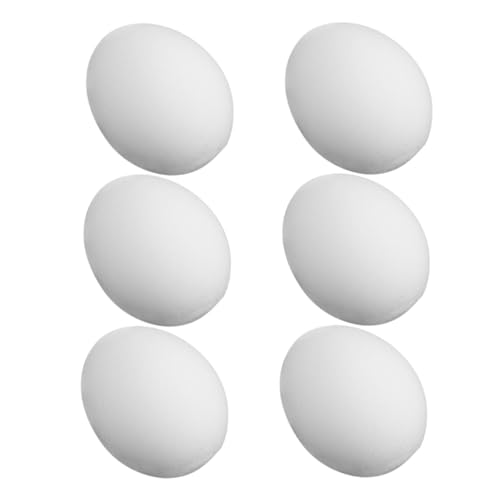 Abaodam 6 Stück Schwammei-Requisiten Zauberer Requisiten Trick-Eier Trick-Requisiten Eierschmuck Ei-Modelle kniffliges skurrile Spielzeuge Zauberer liefert Eierspielzeug Weiß Abaodam 6 Stück Schwammei-Requisiten Zauberer Requisiten Trick-Eier Trick-Requisiten Eierschmuck Ei-Modelle kniffliges skurrile Spielzeuge Zauberer liefert Eierspielzeug Weiß von Abaodam