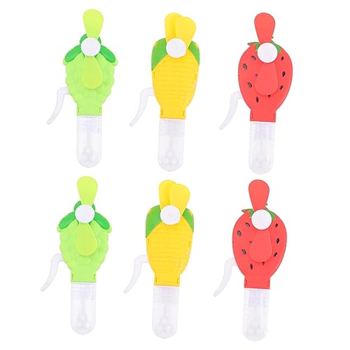 Abaodam 6 Stück Seifenblasenventilator Handventilator Kleiner Tragbarer Seifenblasenmacher Tragbarer Mini Seifenblasengebläse Abaodam 6 Stück Seifenblasenventilator Handventilator Kleiner Tragbarer Seifenblasenmacher Tragbarer Mini Seifenblasengebläse von Abaodam