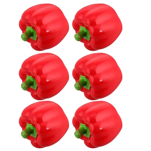 Abaodam 6stücke Teiliges Miniatur Künstliche Chili-Paprika Realistische Resin Gemüse Dekoration Für Mini Landschaften Lifelike Bonsai Figuren Für Kreative Projekte Abaodam 6stücke Teiliges Miniatur Künstliche Chili-Paprika Realistische Resin Gemüse Dekoration Für Mini Landschaften Lifelike Bonsai Figuren Für Kreative Projekte von Abaodam